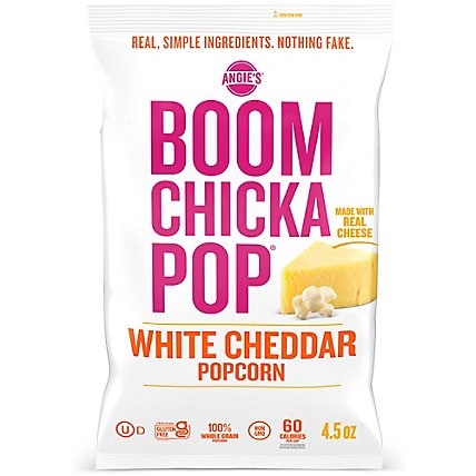 Angie's BOOMCHICKAPOP White Cheddar Popcorn - 4.5 Oz - Image 2