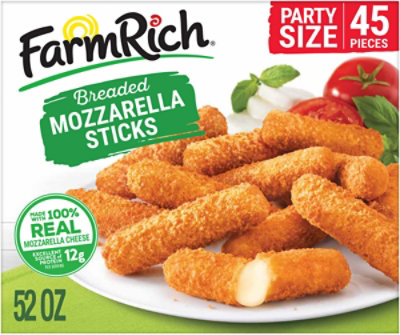 Farm Rich Snacks Breaded Mozzarella Sticks - 52 Oz - Image 2