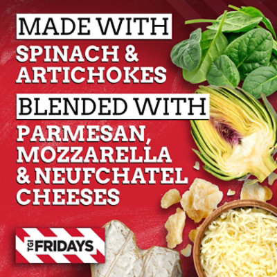 TGI Fridays Spinach & Artichoke Cheese Dip Frozen Snack - 8 Oz - Image 3