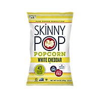 SkinnyPop White Cheddar Dairy Free Popcorn - 4.4 Oz - Image 1