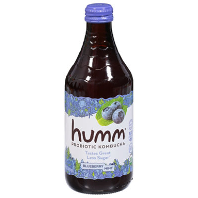 Humm Kombucha Organic Blueberry Mint - 14 Fl. Oz.