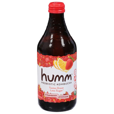 Humm Kombucha Organic Strawberry Lemonade - 14 Fl. Oz.