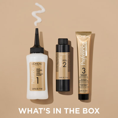 L'Oreal Paris Superior Preference Permanent Hair Color UL63 Hi Lift Gold Brown Kit - Each - Image 1