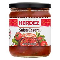 Herdez Salsa Casera Medium Jar - 15.2 Oz - Image 1