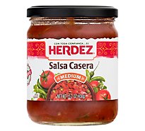 Herdez Salsa Casera Medium Jar - 15.2 Oz