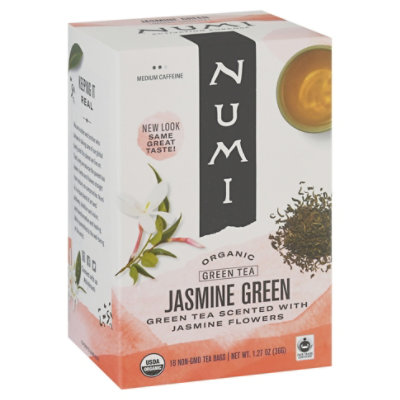 Numi Organic Green Tea Jasmine Green 18 Count - 1.27 Oz