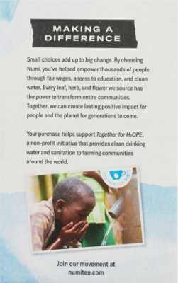 Numi Organic Black Tea Aged Earl Grey 18 Count - 1.27 Oz - Image 5