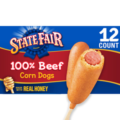  State Fair Corn Dogs 100% Beef - 32 Oz 
