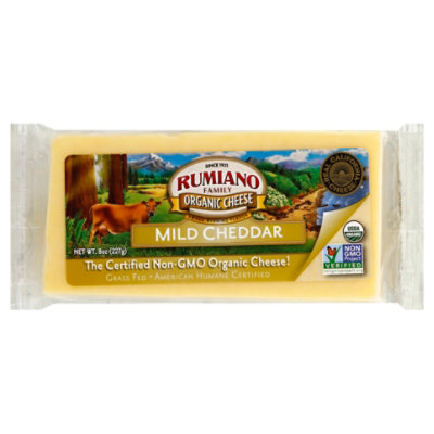 Rumiano Organic Mild Cheddar Chunk - 8 Oz - Vons