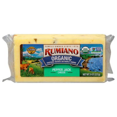 Rumiano Organic Pepper Jack Chunk - 8 Oz - Image 3