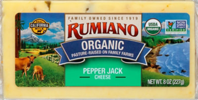 Rumiano Organic Pepper Jack Chunk - 8 Oz - Image 2