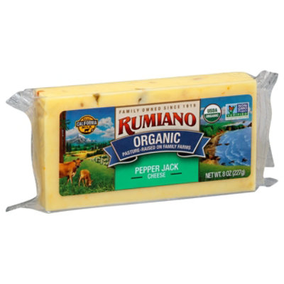 Rumiano Organic Pepper Jack Chunk - 8 Oz - Image 1