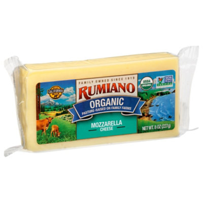 Rumiano Organic Mozzarella Chunk - 8 Oz - Image 1