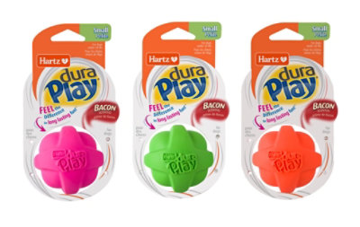 Hartz Flexa Foam Dog Toy Latex Ball Small Blister Pack - Each - Image 2