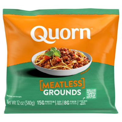 Quorn Meatless Grounds Non GMO Soy Free - 12 Oz - Image 3