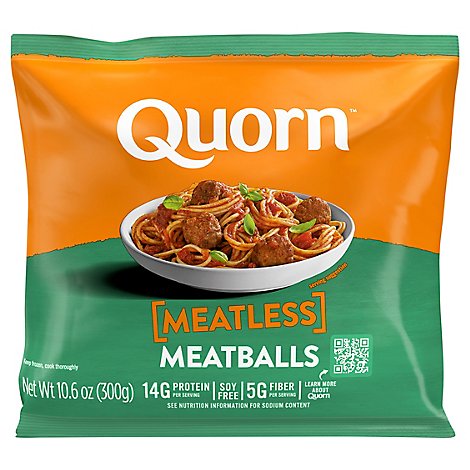 Quorn Meatless Meatballs Non GMO Soy Free - 10.6 Oz