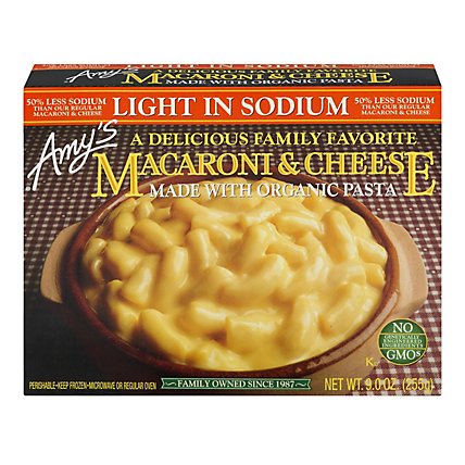 Amys Light Sodium Macaroni & Cheese Made With Organic Pasta - 9 Oz - Image 5