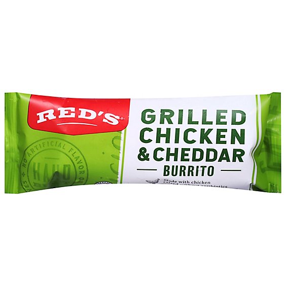 Reds Natural Foods Burrito Chicken & Cheese - 5 Oz
