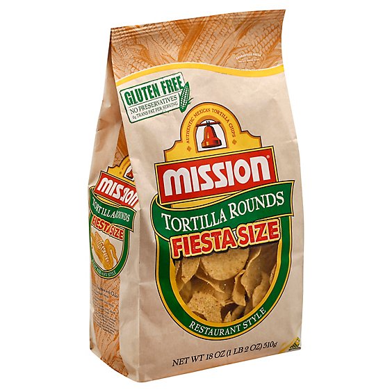 Mission Tortilla Chips Round - 18 Oz. 