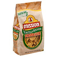 Mission Tortilla Chips Round - 18 Oz.  - Image 1