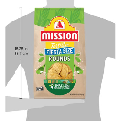 Mission Round Yellow Corn Tortilla Chips - 18 Oz - Image 5