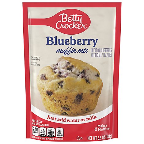 Betty Crocker Muffin Mix Blueberry - 6.5 Oz