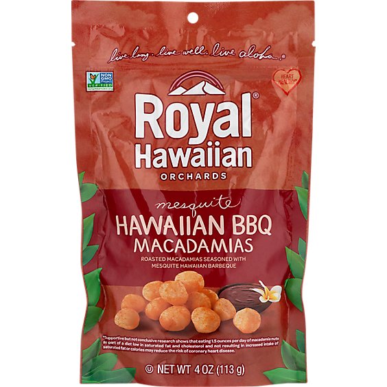Royal Hawaiian Macadamias Hawaiian BBQ Mesquite - 5 Oz