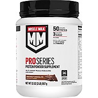 Muscle Milk Pro Series Chocolate Powder - 2 Lb - Image 2