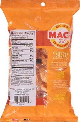 Macs Pork Skins Bar-B-Q Flavored - 2.5 Oz - Image 6