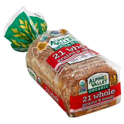 Alpine Valley Bread Whole Grain 21 - 18 Oz