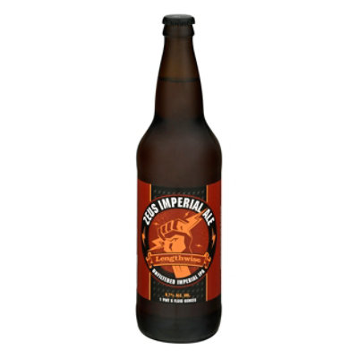 Lengthwise Zeus Imperial Ale In Bottles - 22 Fl. Oz.