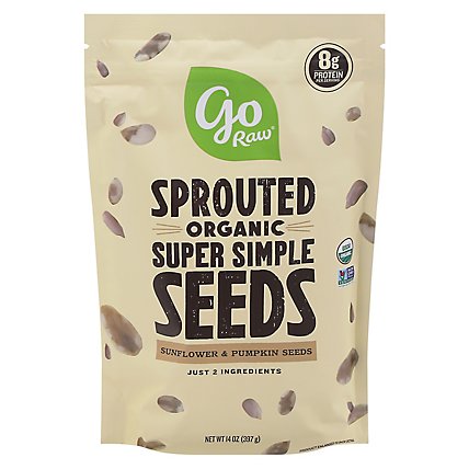 Go Raw Simple Seed Mix 100% Organic - 1 Lb - Image 1