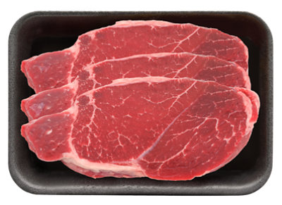 Beef USDA Choice Steak Cross Rib Boneless Value Pack - 3 Lb - Image 1