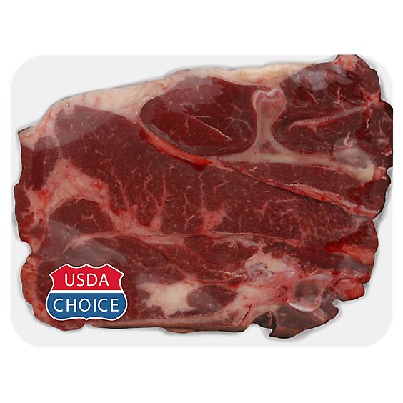 Beef USDA Choice Chuck 7-Bone Steak - 2 Lb