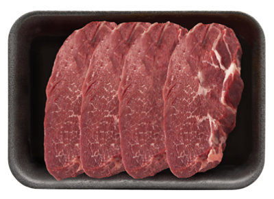 Beef USDA Choice Chuck Steak Boneless Extreme Value Pack - 3.5 Lb