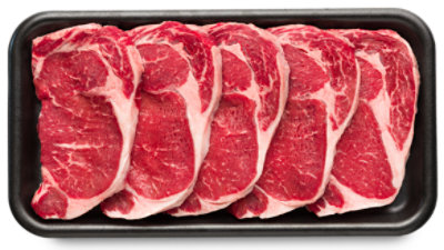 USDA Choice Beef Ribeye Steak Boneless Value Pack - 2.5 Lb