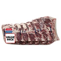 Meat Counter Beef USDA Choice Back Ribs Frozen Extreme Value Pack - 6.50 LB - Image 1