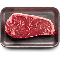 New York Boneless Steak USDA Choice Beef Top Loin Small Pack - 1.00 Lb - Image 1