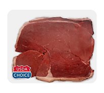 Meat Counter Beef USDA Choice Round Steak Boneless Thin - 0.50 LB