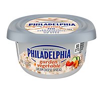 Philadelphia Garden Vegetable Cream Cheese Spread Tub - 7.5 Oz