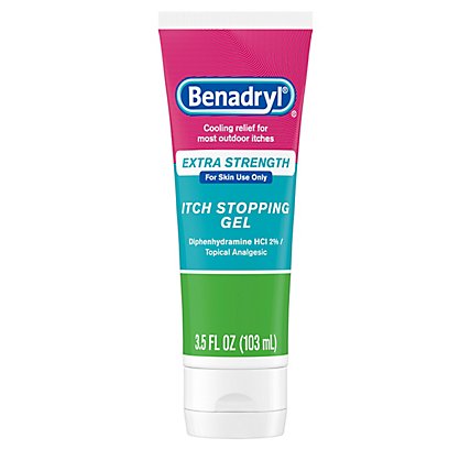 Benadryl Itch Stopping Gel Extra Strength - 3.5 Fl. Oz. - Image 2