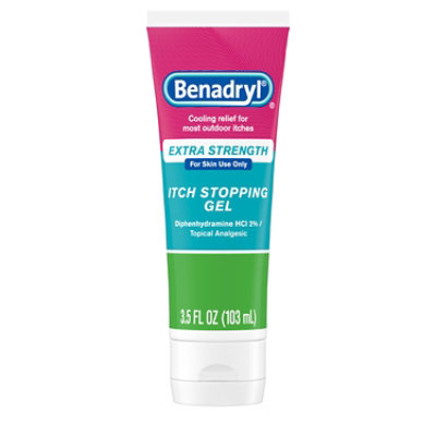 Benadryl Itch Stopping Gel Extra Strength - 3.5 Fl. Oz. - Image 1