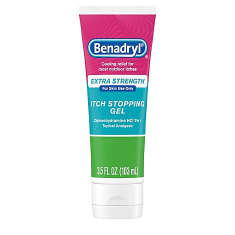 Benadryl Itch Stopping Gel Extra Strength - 3.5 Fl. Oz.