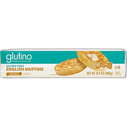 Glutino Premium Sans Gluten Free English Muffin - 16.9 Oz - Image 6