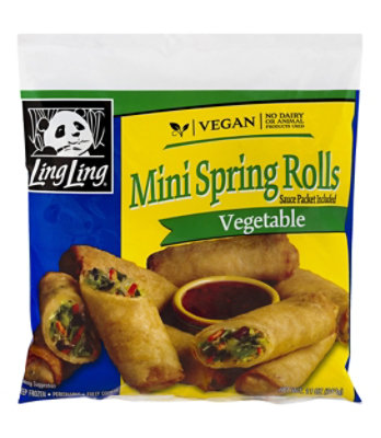 Ling Ling Spring Rolls Vegetable Spring Rolls - 11 Oz - Image 1