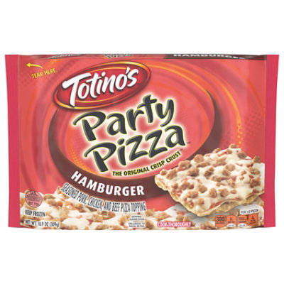Totinos Party Pizza Hamburger Frozen - 10.9 Oz