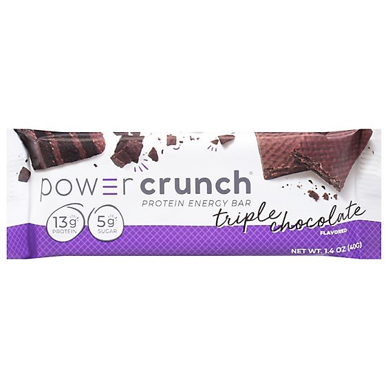 Power Crunch Energy Bar Protein Triple Chocolate - 1.4 Oz