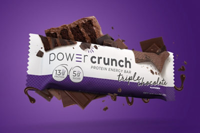 Power Crunch Energy Bar Protein Triple Chocolate - 1.4 Oz - Image 2