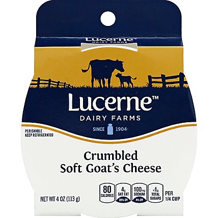Lucerne Cheese Crumbled Goat - 4 Oz - Image 2