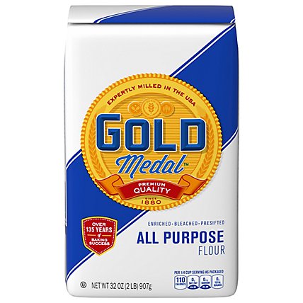 Gold Medal Bleached Enriched Presifted All Purpose Flour - 32 Oz - Image 3